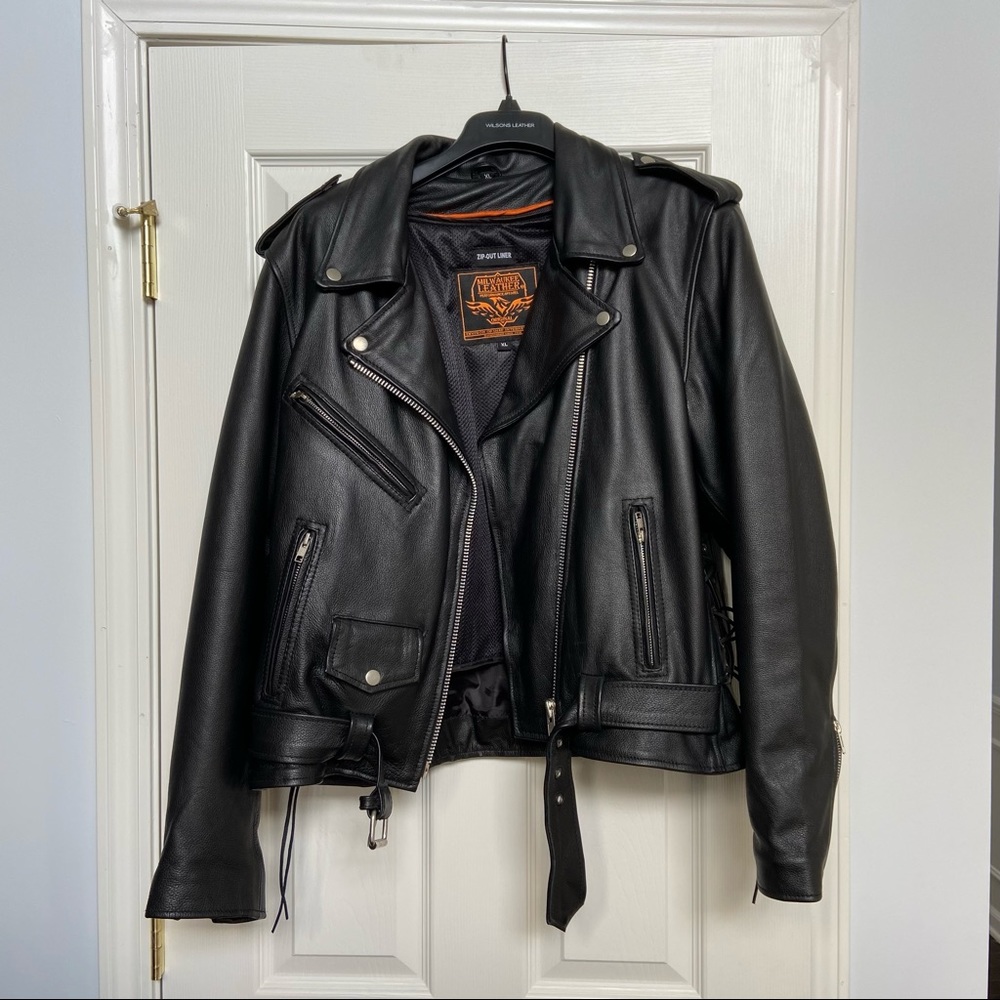 Genuine Leather Biker Jacket